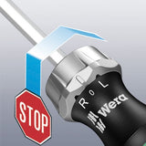 Wera - 5051461001 Kraftform 816 RA Bitholding Ratcheting Screwdriver, 1/4" Head Wera