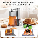 Raymoto 10W Laser Engraver Machine, Portable and Handheld Laser Engraving Machine, 0.08mm Precision & 2000mm/s Lightning Speed Ultra HD Laser Engraver Machines for Wood, Leather, Acylic ect., 10000mW Raymoto