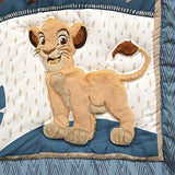 Lambs & Ivy Lion King Adventure 3Piece Baby Crib Bedding Set, Blue Lambs & Ivy