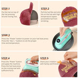 HTVRONT Hat Press Machine - Hat Press Heat Machine for Caps/Hats/Pillows Quickly and Evenly - Hat Heat Press Machine for Vinyl, Sublimation, Heat Transfer Projects HTVRONT