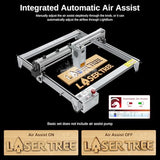 LASER TREE Laser Engraver, 40000mW（40W）Output Power Laser Engraver Machine, High Precision Laser Cutter and Engraver for Wood & Metal Paper Acrylic Glass Leather etc, Class 4 (Basic) LASER TREE