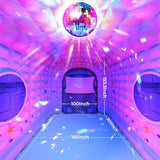 MWE Large Inflatable Nightclub 26x16x14Ft with Blower,Inflatable Party Tent Disco Cube, Air Cube House for Event Birthday Wedding Party,Quick Inflation and Storage Shelter (White, 26x16x14FT) MWE