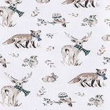 Eddie Bauer - Twin Sheets, Cotton Flannel Bedding Set, Brushed For Extra Softness, Cozy Home Decor (Woodland Friends, Twin) Eddie Bauer