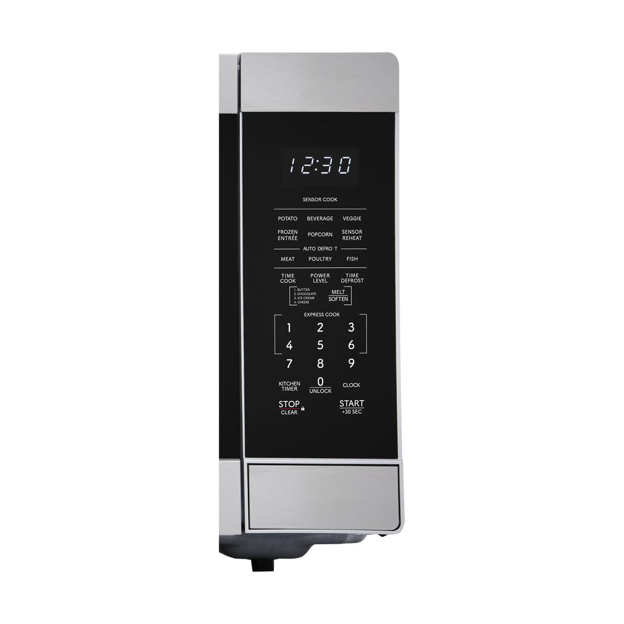 SHARP Removable 13.6" Carousel Turntable, Cubic Feet, Countertop SMC1662KS 1100 Watt Microwave Oven, cu. ft, Stainless Steel, 1.6 CuFt, Stainless Sharp