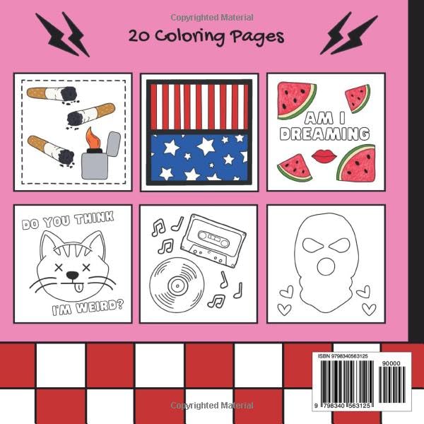 Music Boyfriend: Coloring Book for Total Punk Rockers WoodArtSupply