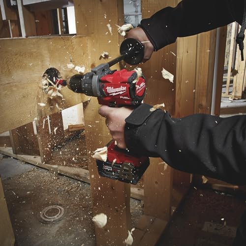 Milwaukee 2804-20 M18 FUEL 1/2 in. Hammer Drill (Tool Only) Tool-Peak Torque = 1,200 - WoodArtSupply