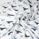Gerber Baby Unisex 2-Pack Muslin Blanket, Coastal Calm, One Size Gerber