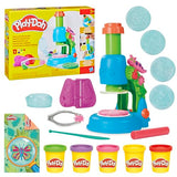 Play-Doh Light & Look Microscope for Kids, Electronic Preschool Toys for Girls & Boys, 9 Accessories & 5 Colors, Back to School Gifts, Ages 3+ Play-Doh