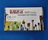 Wowdecor Paint by Numbers Kits for Adults Kids, DIY Number Painting - Starry Night by Van Gogh Beautiful Sky 40 x 50 cm Stamped Canvas (Frame) Wowdecor