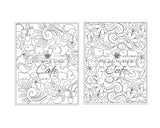 100 Inspirational Quotes Coloring Book for Adults: 100 Motivational Quotes, Positive Affirmations and Inspirational Phrases for Stress Relief and Relaxation WoodArtSupply