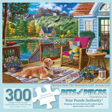 Bits and Pieces Jigsaw Puzzles for Adults 300 Pieces - Mountain Lake Bits and Pieces