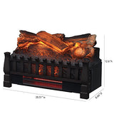 duraflame Electric Log Set 1,000 Sq Ft Heater, Faux Logs Insert with Infrared Flames for Existing Fireplaces, Remote Control Included Duraflame