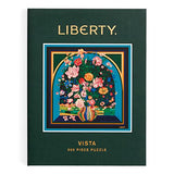Galison Liberty Vista – 500 Piece Book Puzzle with Iconic Botanical Liberty Heirloom Print Artwork Packaged in Magnetic Keepsake Book Sized Box Galison