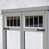 Handy Home Products Beachwood 10x12 Do-it-Yourself Wooden Storage Shed with Floor Tan Handy Home Products