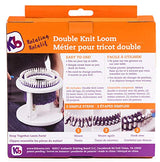 Authentic Knitting Board 'Rotating' Double Knit Loom, Double Knit with Rotating Base, Easy Knitting Authentic Knitting Board