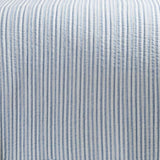 Levtex Home - Martha Stripe Quilt Set - Full/Queen Quilt and Two Standard Shams - Stripe - Blue White - Quilt (88x92in.) and Shams (20x26in.) - Reversible - Cotton Levtex Home