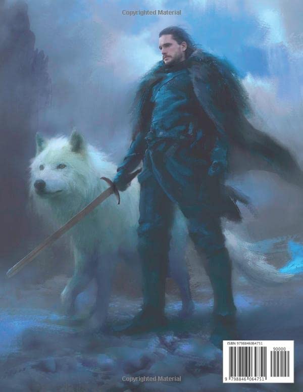 Coloring Book - Game of Τhrones - EXCLUSIVE EDITION - Over 50 selected beautiful illustrations for coloring WoodArtSupply