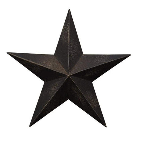 CWI Gifts Barn Star Wall Decor, 18-Inch, Antique Black CWI Gifts