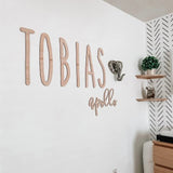 Custom Name Sign - First and Middle Name Sign - Personalized Wood Name Decor, Nursery Decor Kobasic Creations