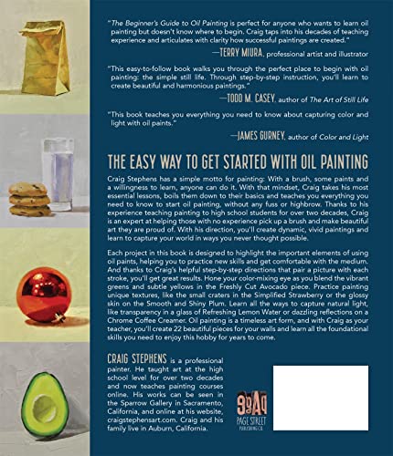 The Beginner’s Guide to Oil Painting: Simple Still Life Projects to Help You Master the Basics WoodArtSupply