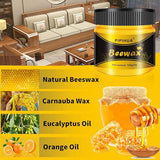 PIPIHUA Beeswax Polish and Conditioner for Wood Furniture - Waterproof & Repair Wax, Multipurpose Wood Cleaner and Furniture Polish (2 x 100g with 4 PIPIHUA