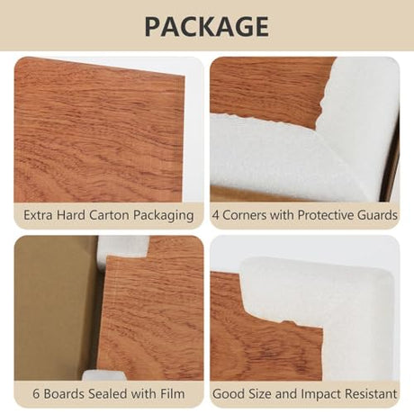 Creatorally 10 Pack Rosewood Plywood Sheets, 16.5"x11.7"x1/8" Unfinished Wood Blanks, Ideal for Laser Cutting, Engraving, DIY Crafts, Wood Burning, Sign Making & Home Decor Creatorally