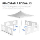 Quictent 20x20 Fire Retardant Pole Tents Heavy Duty Party Tents PVC Vinly Wedding Party Canopy with Carry Bags Quictent