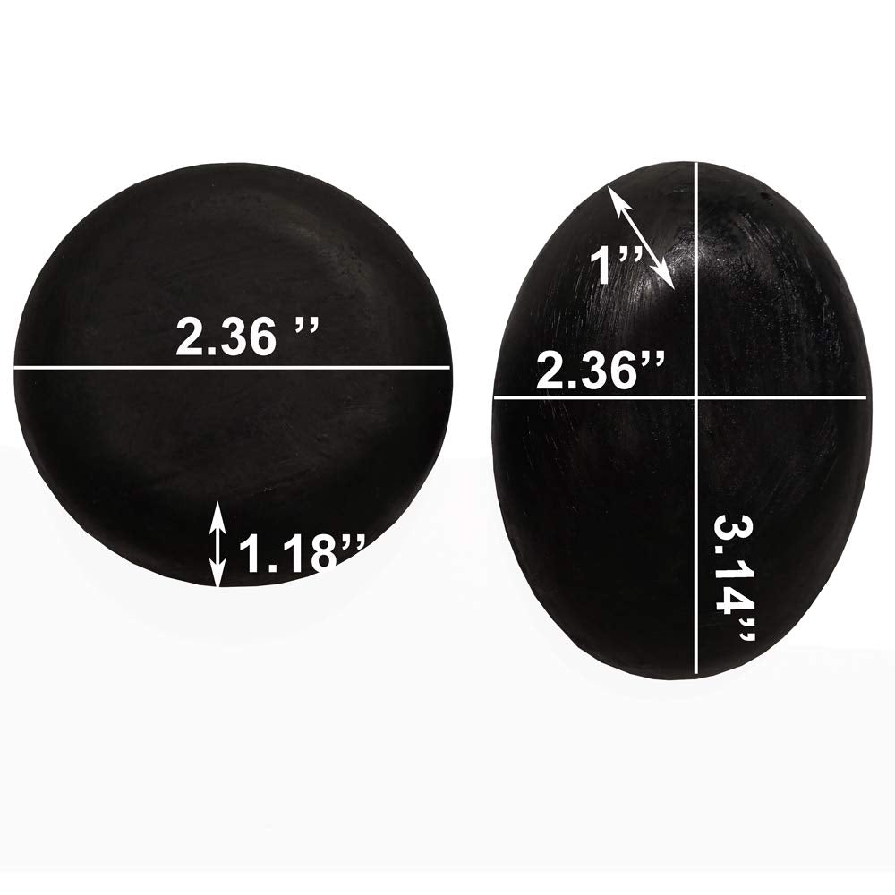 2 Mandala Dot Painting Rock Stone Pebble Molds Oval and Urchin Shape Silicone Alt2day