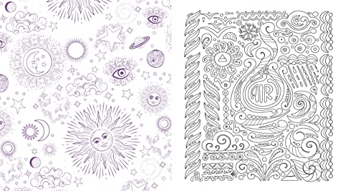 Astrology Coloring Book: Color Your Way to Unlock and Explore Your Spiritual Journey (Chartwell Coloring Books) WoodArtSupply