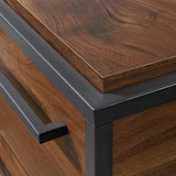 Sauder® Nova Loft 59" W L-Shape Corner Desk, Grand Walnut Sauder