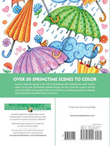 Creative Haven Spring Scenes Coloring Book (Adult Coloring Books: Seasons) Dover Publications