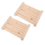 Dualoai Cedar Wood Sauna Louver Ventilation Set, Pack of 2 Dualoai