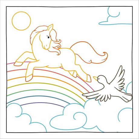 Magic Paper Coloring Book: Unicorns: Discover Hidden Patterns and Images! WoodArtSupply