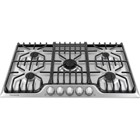 FRIGIDAIRE Professional FPGC3677RS FRIGIDAIRE Professional 36'' Gas Cooktop with Griddle in Stainless Steel FRIGIDAIRE