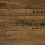 Walker Edison Modern Farmhouse Dining Table Wood Small Dining Room Table Sets Dining Chairs. 72 Inch. White and Rustic Oak Walker Edison