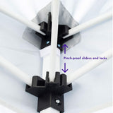 Impact Canopy 10' x 10' Canopy Tent Gazebo with Dressed Legs, White IMPACT CANOPY