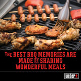 Weber Instant‑Read Thermometer Probe, Black/Silver – Fast Digital Grill & Kitchen Thermometer with 15‑Second Readout, Auto Shutoff & Fahrenheit/Celsius Options - Grill Accessory