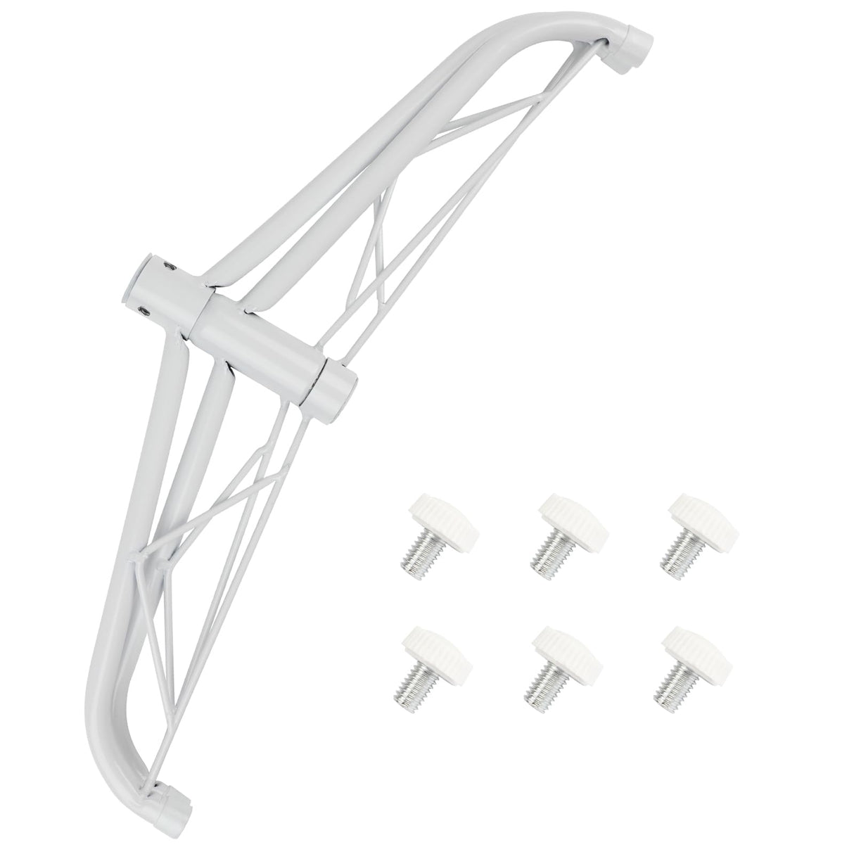 CCINEE Metal Christmas Tree Stand, Universal Folding Xmas Tree Stand 15.7 Inch Replacement Tree Stand Base for 3 Ft to 6 Ft Christmas Artificial Trees Fake Tree, White CCINEE