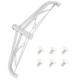 CCINEE Metal Christmas Tree Stand, Universal Folding Xmas Tree Stand 15.7 Inch Replacement Tree Stand Base for 3 Ft to 6 Ft Christmas Artificial Trees Fake Tree, White CCINEE