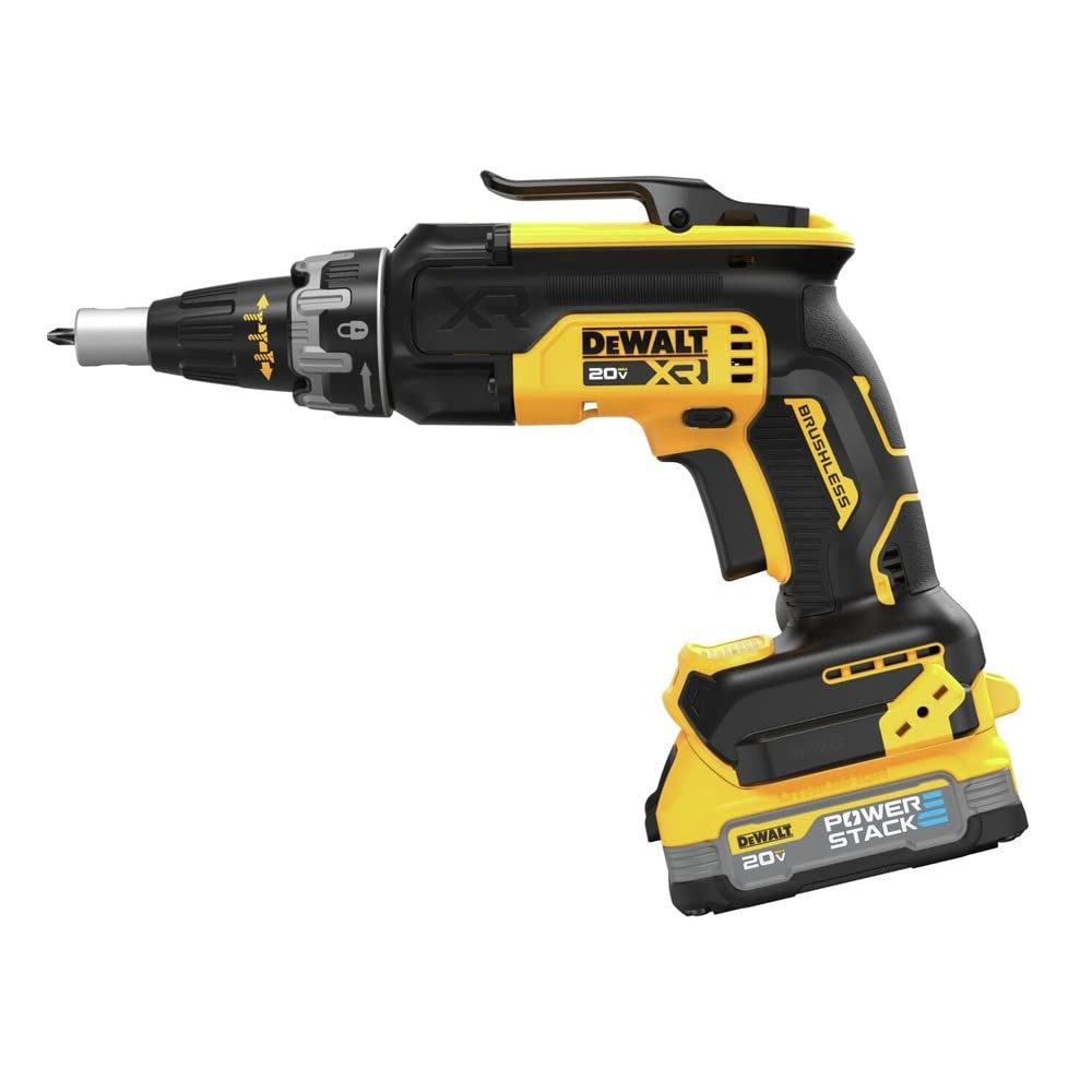 DEWALT 20V MAX Drywall Screw Gun, Battery and Charger Included (DCF630E1) - WoodArtSupply