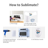 Craft Express 17 OZ Sublimation Glass Wine Tumblers Cups Frosted-Stemless Wine Glasses-Perfect for Sublimation Oven Crafting-Set of 4 Craft Express