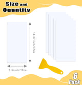 HEIPINIUYE 6 Puzzle Saver Sheets Peel and Stick, Preserve 1 × 1000 Pieces Jigsaw Puzzles, Puzzle Glue Sheets for Easy Framing of Finished Puzzles HEIPINIUYE