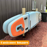 kdgarden Premium No Dig Ground Anchor Black U-Model Screw in Post Stake 27" Long Anchor Fits Full Sized 4"x4" Posts, Great for Mailbox Posts and Fence Posts Kdgarden