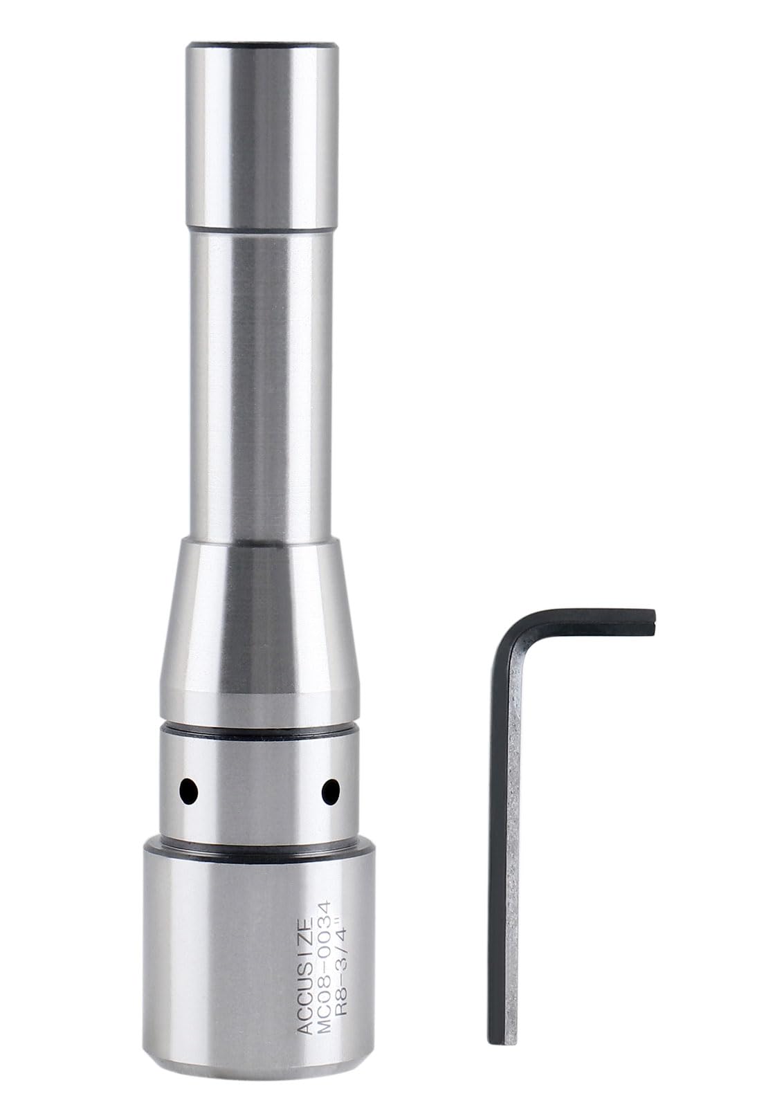 Accusize Industrial Tools R8 to 3/4'' Weldon Shank Arbor Adapter, Compatible with Annular Cutters for Bridgeport Milling Machines, Durable Construction, MC08-0034 Accusize Industrial Tools