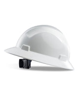 PACIFIC PPE Full Brim Hard Hat, OSHA Construction Work Approved, HDPE Safety Helmet with 4 Point Adjustable Ratchet Suspension, Class E, G & C, White PACIFIC PPE