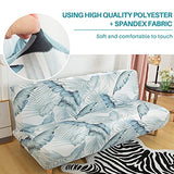 Beacon Pet Stretch Sofa Slipcover Armless Futon Cover Printed Fitted Furniture Protector Elastic Polyester Spandex Washable Armless Sofa Cover Folding Couch Shield Sofa Cover Beacon Pet
