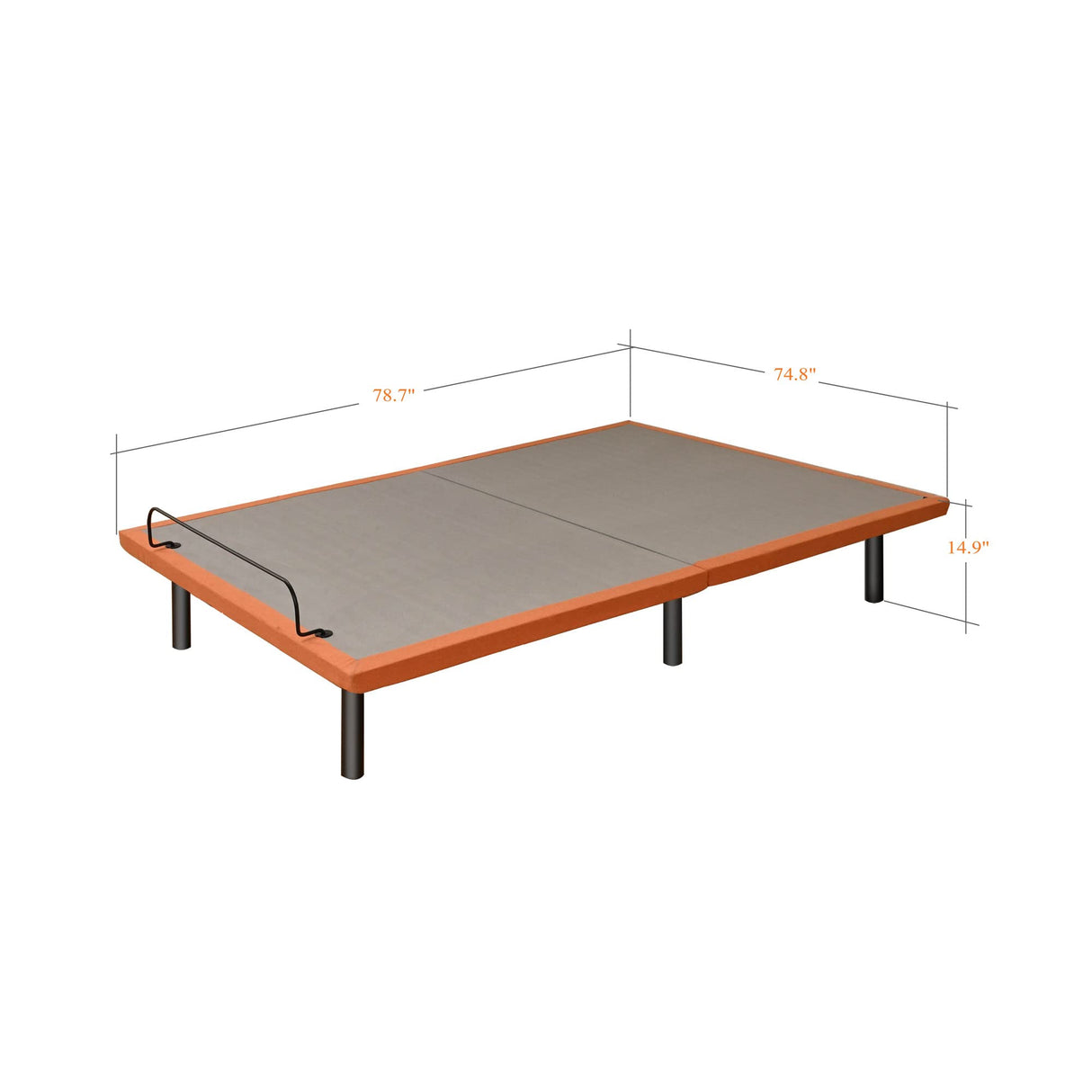 King Adjustable Bed Frame Base - Easy to Install in 5 Minutes, Massage, Wireless Remote, Foot&Head Inclined, Zero Gravity, Dual USB Ports, Under Bed Light, 3000 Premium Series ESHINE