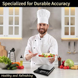 Vitafit 11lb Food Scale, High Accuracy 0.0001lb by Our Professional Scale Factory Since 2001, Digital Kitchen Scale with% Percentage Function for Cooking, Baking & Coffee, Stainless Steel, LED, Black