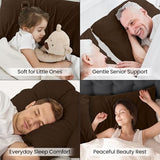 Utopia Bedding King Pillow Cases - 2 Pack - Envelope Closure - Soft Brushed Microfiber Fabric - Shrinkage and Fade Resistant Pillow Covers King Size 20 X 40 Inches (King, Brown) Utopia Bedding
