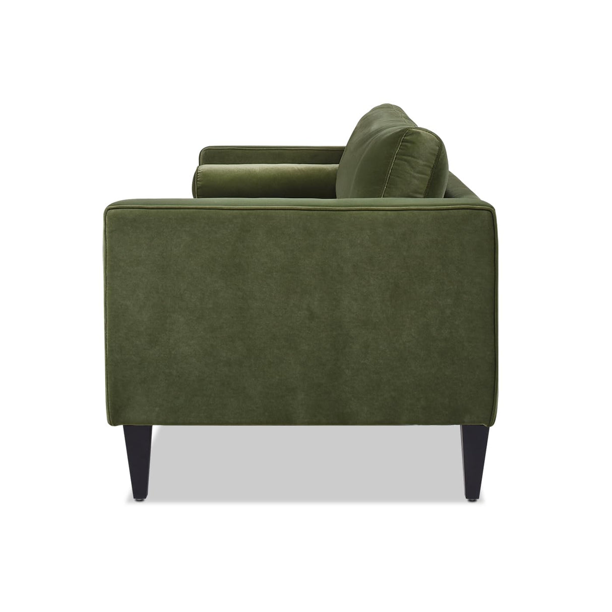 Jennifer Taylor Home Nicholi Lawson Velvet Loose Back Sofa - Olive Green, Modern & Contemporary Jennifer Taylor Home